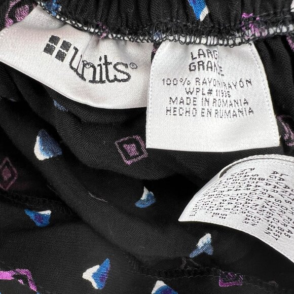 Vintage Units Tropical Print Tank & Matching Wrap Skirt Set Large 100% Rayon - Picture 9 of 13